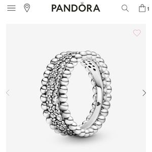 Pandora pave ring